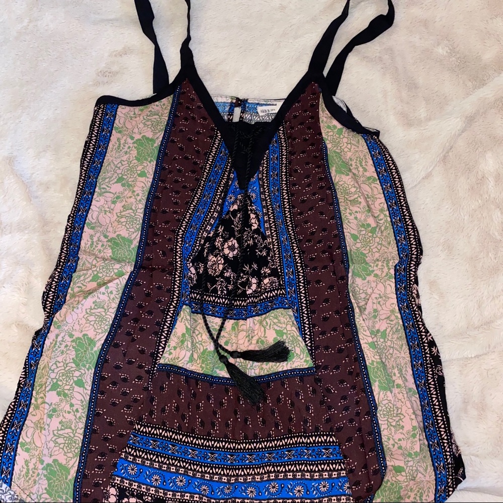 Flowy Floral Hipster Tank Top